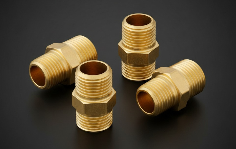 Brass Hex Nipple